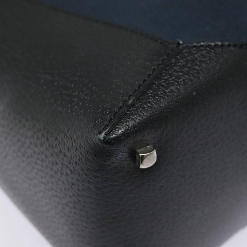 Salvatore Ferragamo Navy Canvas Tote Bag Authentic - Picture 10 of 22