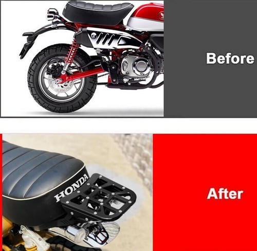 CNC Rear Top Tail Rack Luggage Storage Cargo For HONDA Monkey 125 2018-2024 - Picture 2 of 13