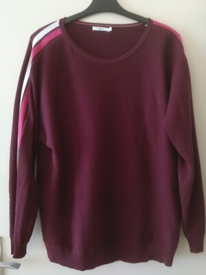 Cecil Pullover, bordeaux, Gr. XL, 1x getragen
