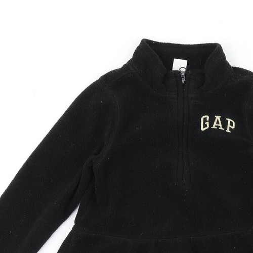 Gap Girls Black High Neck Polyester Blend Jumper Size 3 Years - Picture 7 of 12