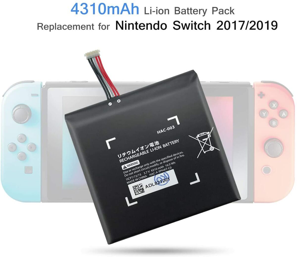 HAC-001 HAC-001 HAC-001(-01) Battery for Nintendo Switch HAC-001 HAC-001 HAC-001(-01) Battery for Nintendo Switch