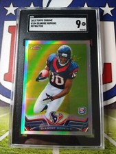 2013 Topps Chrome REFRACTOR DeAndre Hopkins ROOKIE #154 SGC 9 TEXANS RC