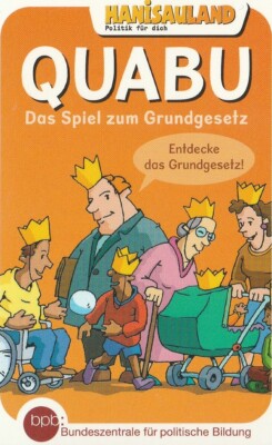 Quabu Das Spiel zum Grundgesetz Entdecke das Grundgesetz Tabu-Wort-Variante u.a.