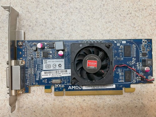 AMD Radeon HD 6350 Video Card with a DMS-59 Dual DVI Splitter Adapter - Picture 2 of 5