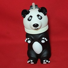 Vintage Panda Bear Sippy Straw Cup