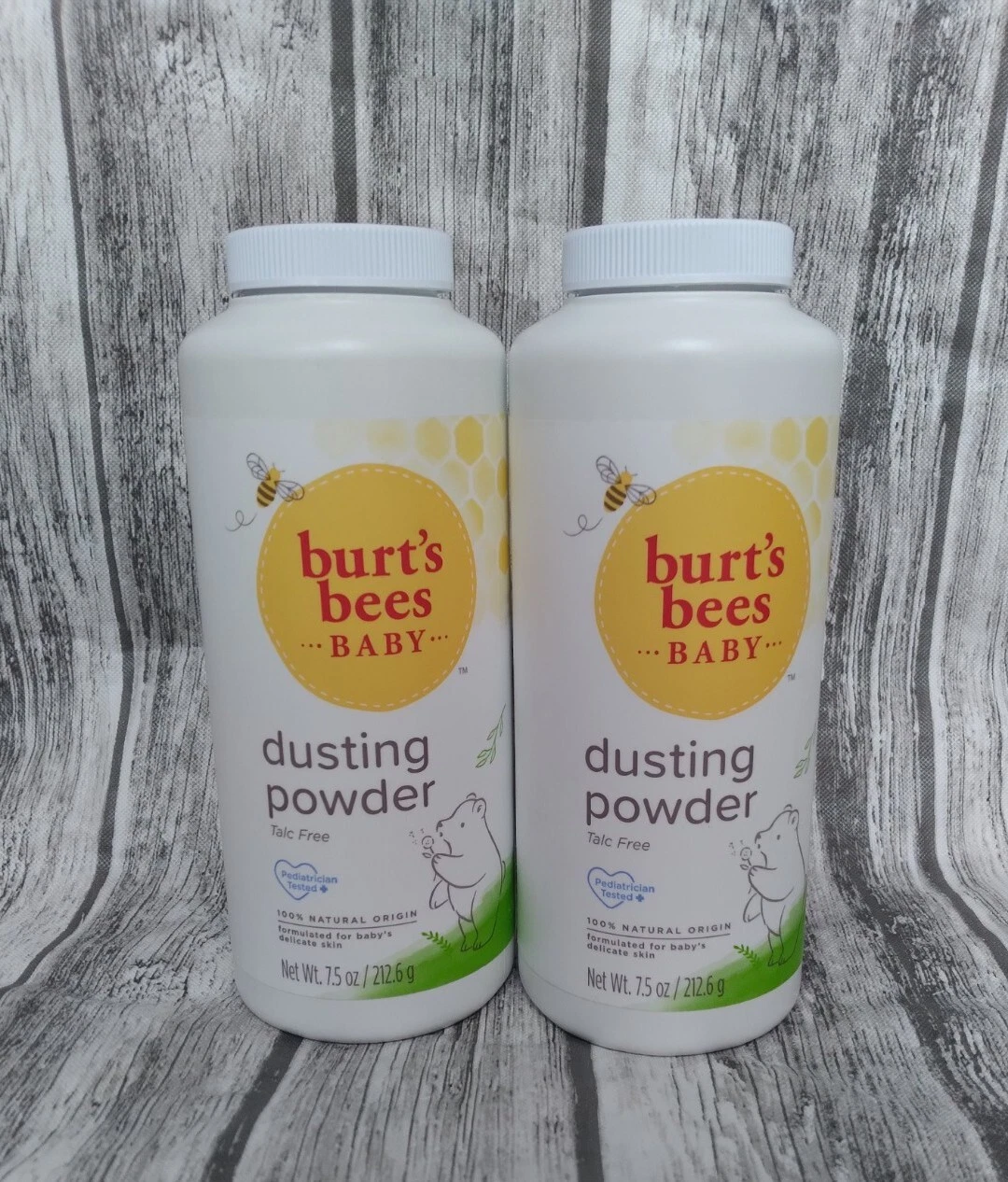 Burt's Bees Baby Bee Dusting Powder 7.5 oz Bottle - Pack of 2