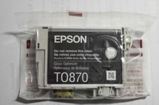 Epson T0870 Inchiostro Gloss Optimizer per Stylus Photo R1900 Amplificatore di Lucido