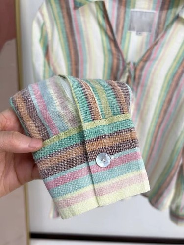 Brand New Rails Elm Top Shirt - Palais Stripe $178 - Picture 9 of 12