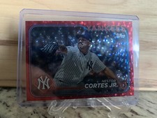 2024 Topps Series 1 Nestor Cortes Jr. 132/199 #51 SP Red Ice Foil NY Yankees
