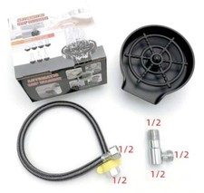 Automatic Glass Rinser Faucet Bottle Washer Cup Cleaner For Sink Attachment New