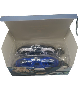 RIOROO 2x Schwimmbrille für Herren & Damen mit Breiten Gläsern, UV 1xBlau 1xWeiß