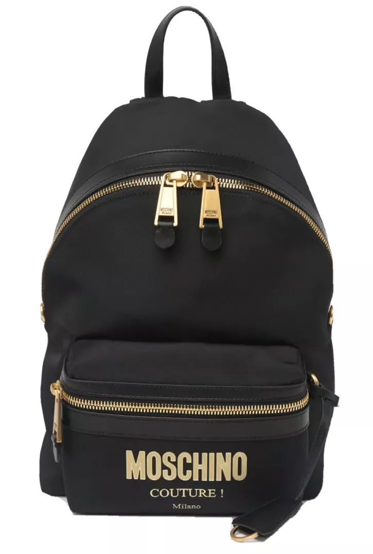 Moschino logo cheap backpack