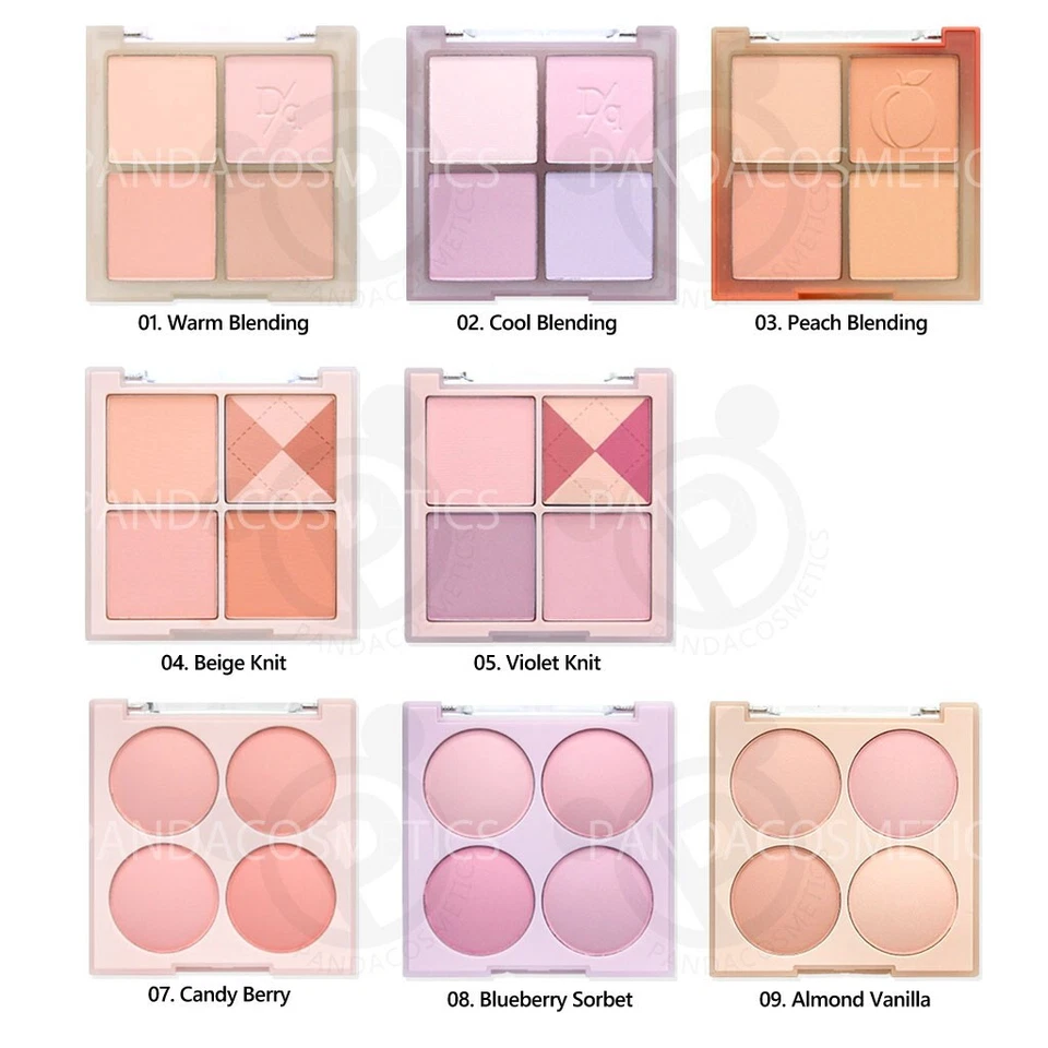 [DASIQUE] Dasique Blending Mood Cheek Blush (17Types) Beige/Violet Knit/Rose Mil - Image 2 of 3
