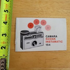 KODAK CAMERA INSTAMATIC 154 MANUAL RARE OLD VINTAGE 3