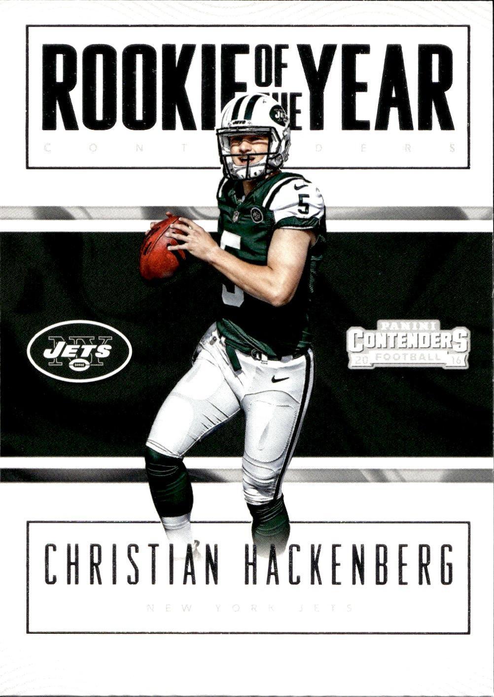2016 Panini Contenders #16 Christian Hackenberg Rookie of the Year Contenders