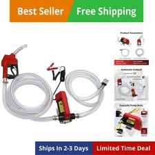 12V Fuel Transfer Pump, 12GPM Diesel Transfer Pump Kit, Self Priming DC Elect...
