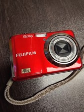 Fujifilm FinePix AX230 Red 12MP Digital Camera 5x Zoom Tested Working