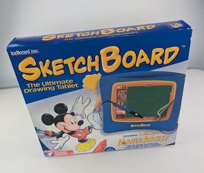 Vintage Disney KidBoard Sketch Board The Ultimate Drawing Tablet + Magic Artist