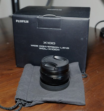 Fujifilm WCL-X100 II Wide Angle Conversion Lens for X100 Series Cameras - Black