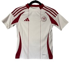 Olympiakos FC 100 Years Anniversary Football Shirt Youth 9-10 Adidas Jersey Rare