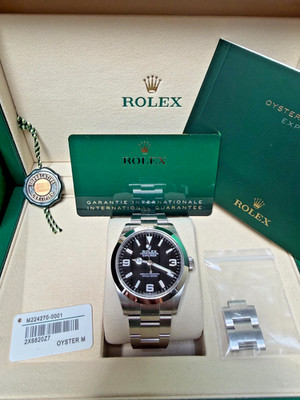 2026 Rolex Explorer 40mm 224270 Stainless with Black Dial - Complete - Excellent