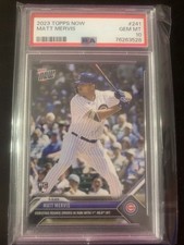 PSA 10 2023 TOPPS NOW #241 MATT MERVIS CHICAGO CUBS RC ROOKIE CARD