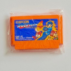 Rockman 4 Famicom Complete Set with Box, Manual, and Inner Bag (Japan)