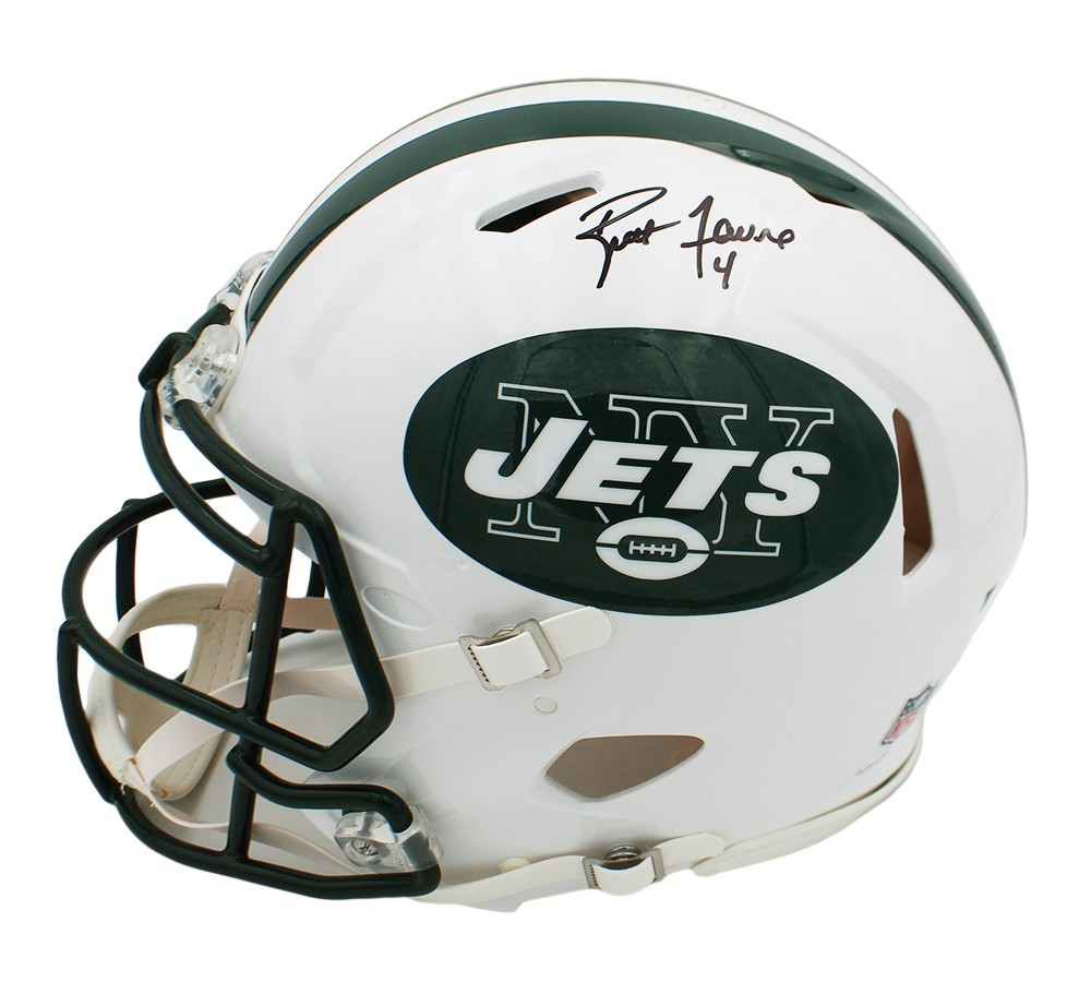 Brett Favre & Sam Darnold Autographed Signed New York Jets Brett Favre and Sam Darnold Speed Authentic NFL Helmet 