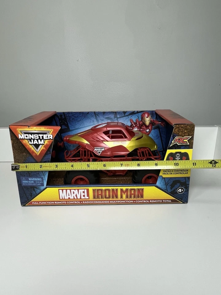 Monster Jam Marvel Iron Man Control Remoto Monster Truck Nuevo Foto 2 de 4