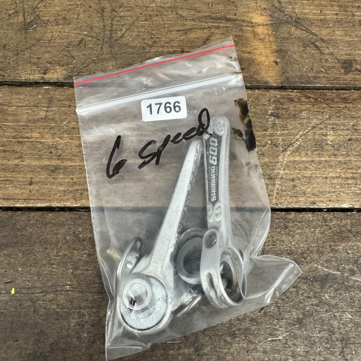 Vintage Shimano 600 Arabesque Downtube Friction Shifter Set 6