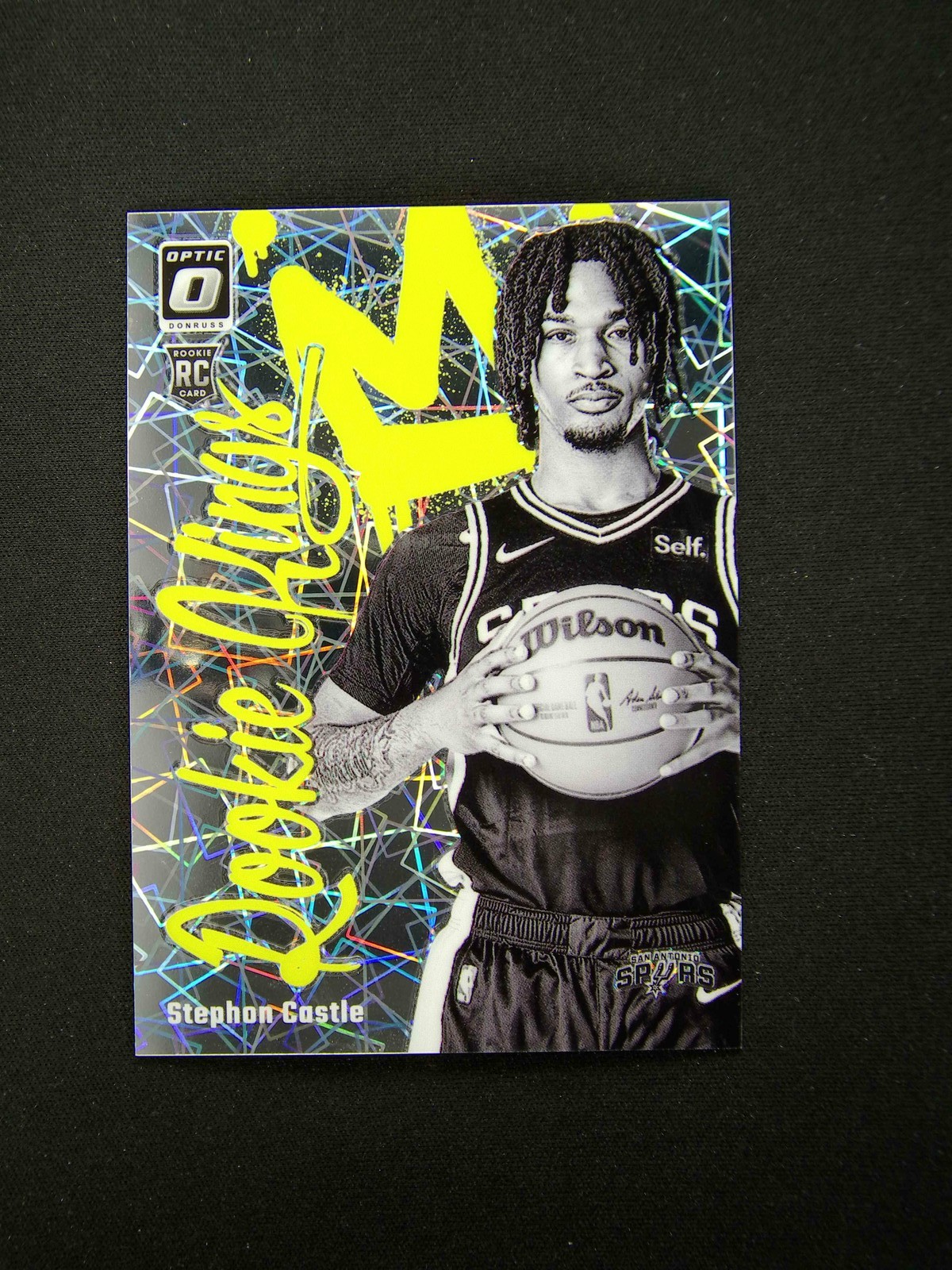 2024-25 Panini Donruss Optic Stephon Castle Rookie Kings RC SSP