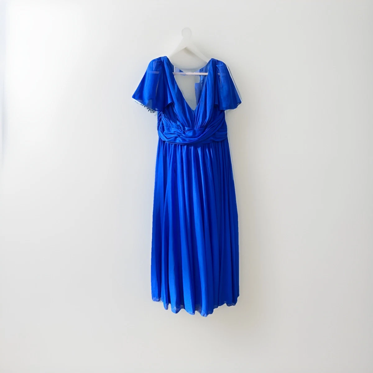 sachin and babi light blue dress Love Blush Pink Chiffon Bridesmaid Dress 12-14 Short Sleeve Formal Gown main image 0