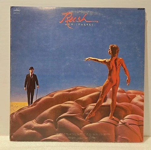 Rush Hemispheres LP SRM-1-3743 PRC 1978 Mercury - Gatefold