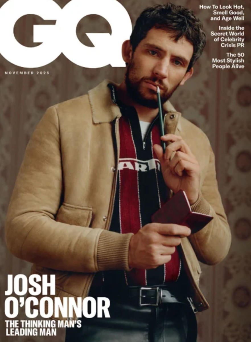BRITISH GQ UK MAGAZINE - NOVEMBER 2025 - JOSH O'CONNOR - BRAND NEW