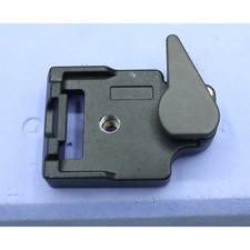 Tripod Quick Release Clamp Mount Base, Locking Lever Black, NO MOUNTING PLATE