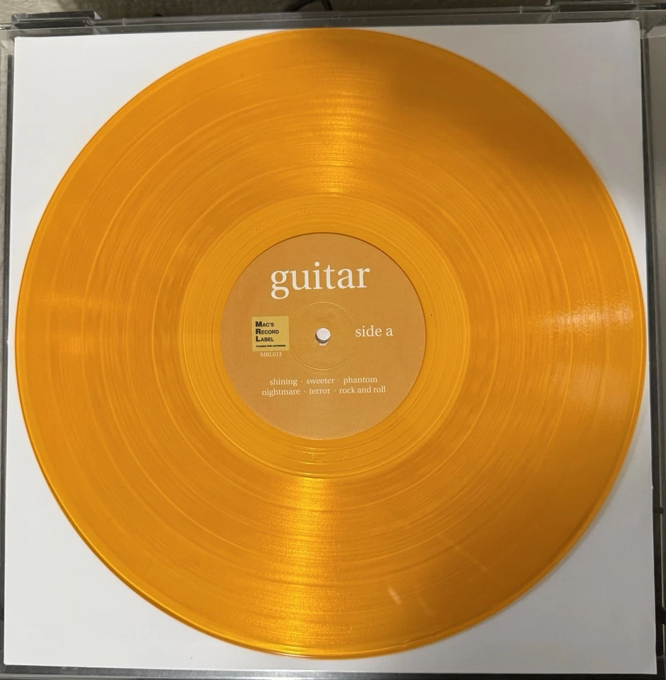 SIGNED COVER Mac DeMarco Guitar Orange Vinyl Record LP Autographed - Image 3 of 3