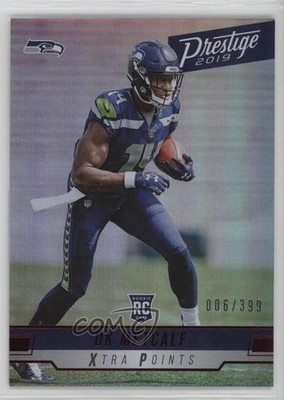 2019 Panini Prestige Rookie Xtra Points Red 6/399 DK Metcalf #223 3hd