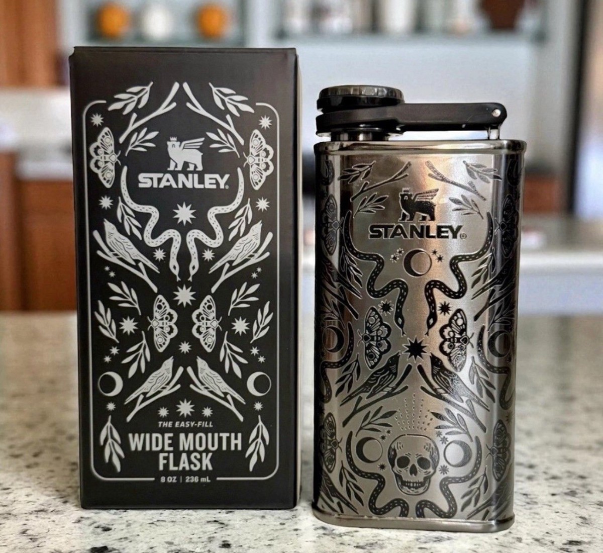 Stanley Halloween Easy Fill Leakproof Flask | 8oz – Deadly Damask