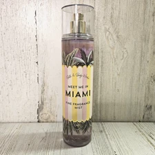 Bath & Body Works MEET ME IN MIAMI Fine Fragrance Mist 8oz.
