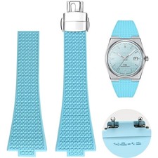 Quick Release Watch Band for Tissot PRX Strap Replacement,FKM Rubber Strap an...