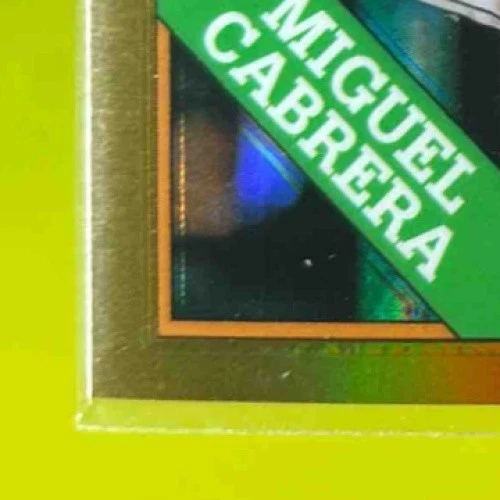 2023 Topps Chrome Miguel Cabrera 1988 Baseball Gold /50 #88BC-4 Detroit - Image 4 of 4