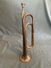 Vintage WW2 US Regulation Military Trumpet Bugle