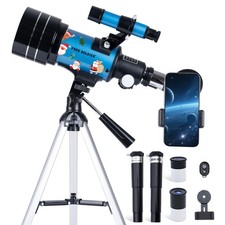 FREE SOLDIER Telescope for Kids 70mm Aperture Astronomical Refractor Telescop...