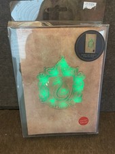 Harry Potter House Slytherin Light-Up Hardcover Notebook Diary NWB