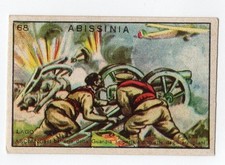 figurina CARTONATA ANTEGUERRA COLONIALE ABISSINIA n. 68 LAGO ASCIANGHI 