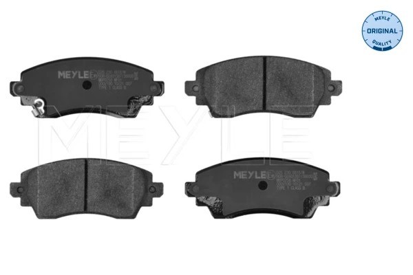 Plaquettes de frein Meyle 025 230 8818/W pour kit de frein à disque automobile