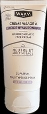 Crème Visage WAAM Acide Hyaluronique 75ml – Certifiée BIO Neutre Sans Parfum