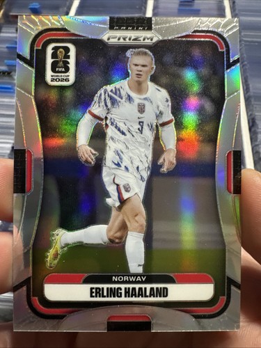 2026 Panini Prizm FIFA World Cup - Peeling Haaland Silver Prizm NORWAY