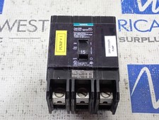 Siemens BQD315 15 Amp 480Y/277 VAC 3 Pole Type BQD Bolt On Breaker - TESTED