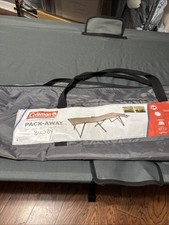 Coleman Pack-Away Cot Used, No Side Table.